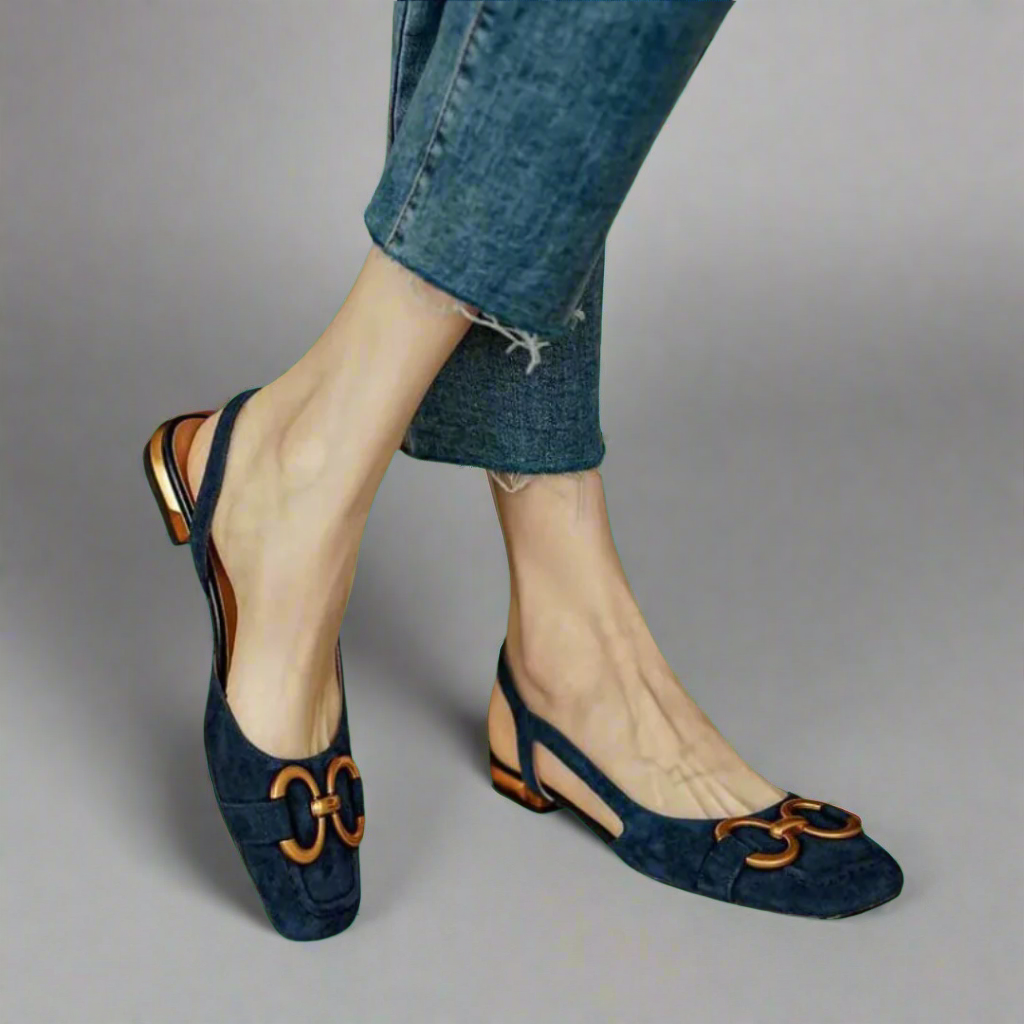 Adelrun | Eleganckie Sandaly Ortopedyczne z Blokowym Obcasem