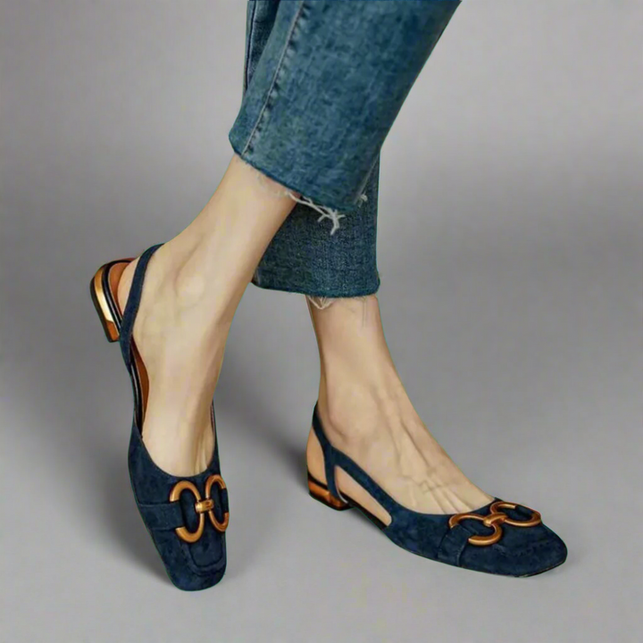 Adelrun | Eleganckie Sandaly Ortopedyczne z Blokowym Obcasem