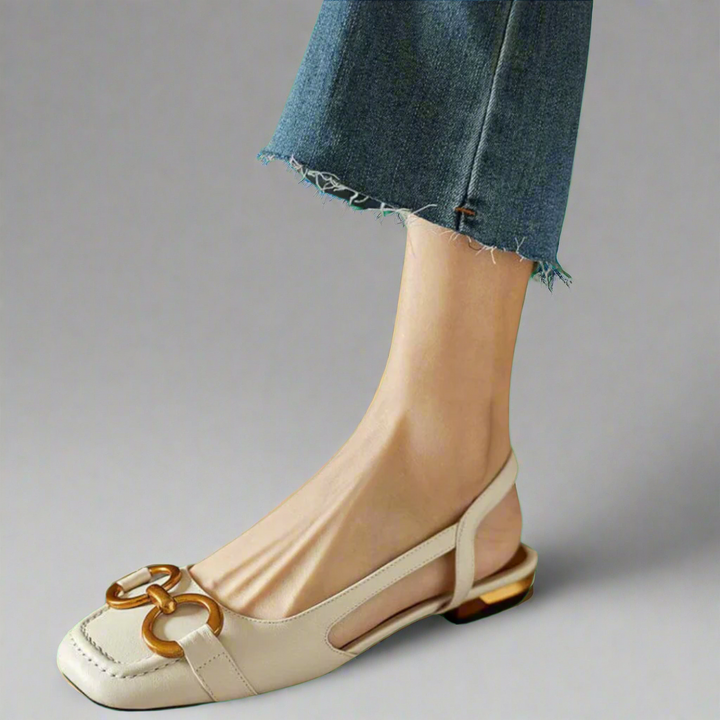 Adelrun | Eleganckie Sandaly Ortopedyczne z Blokowym Obcasem