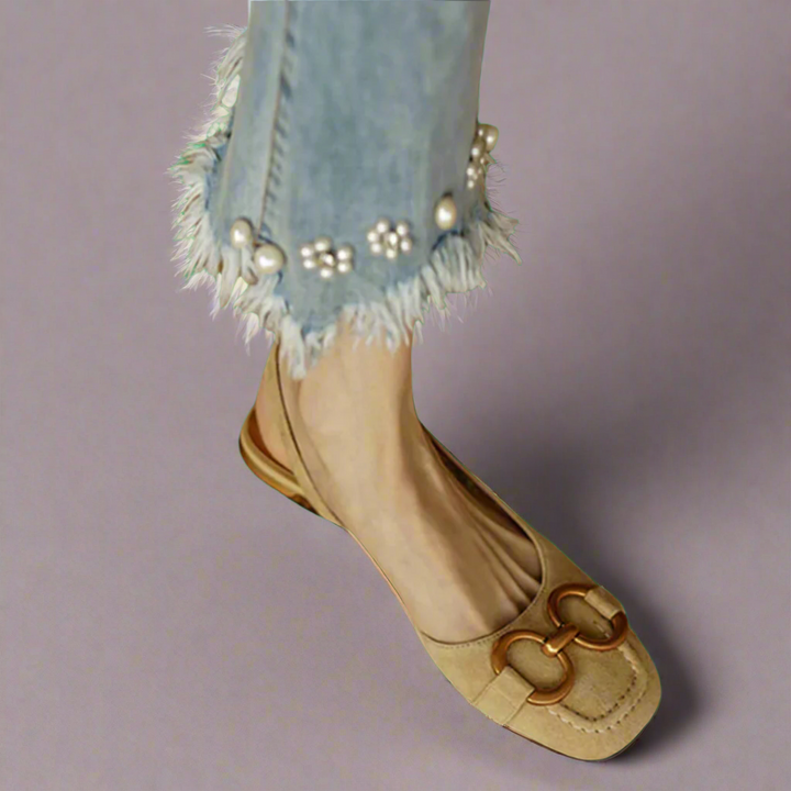 Adelrun | Eleganckie Sandaly Ortopedyczne z Blokowym Obcasem