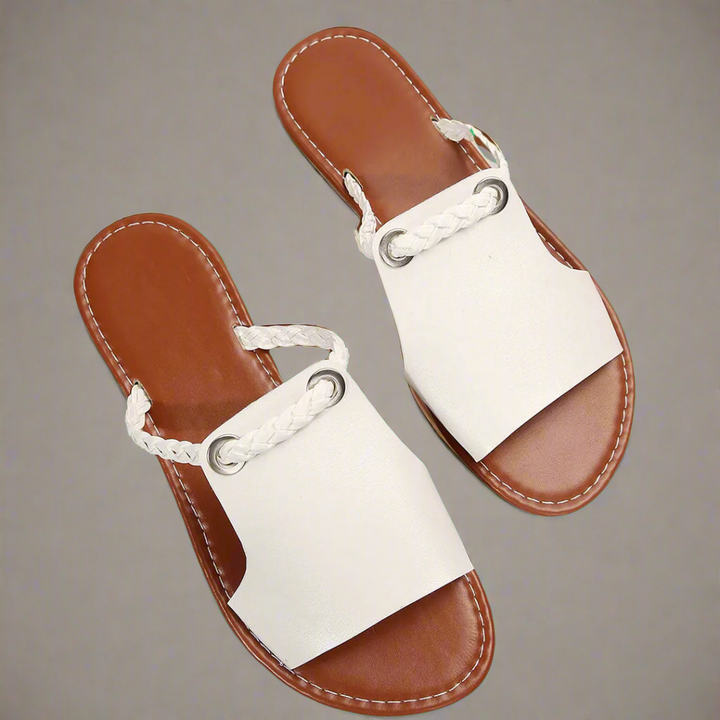 Katelina | Ręcznie robione płaskie sandały