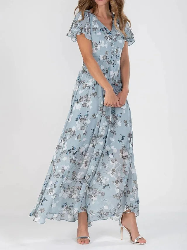 Elsa | Kolorowa elegancka sukienka