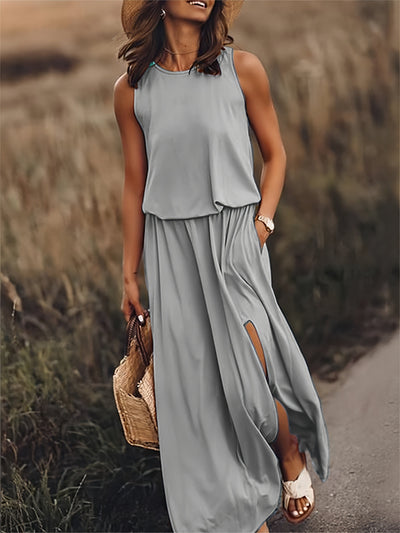Rosaline l Prosta sukienka maxi w stylu boho