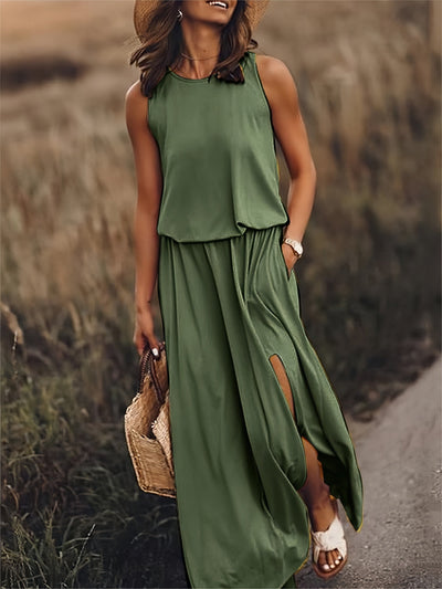 Rosaline l Prosta sukienka maxi w stylu boho