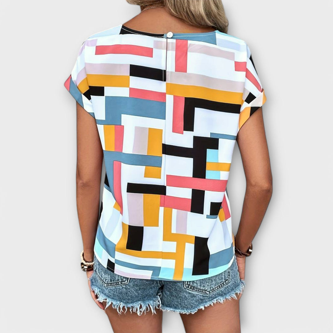 Bluzka z Krótkim Rękawem