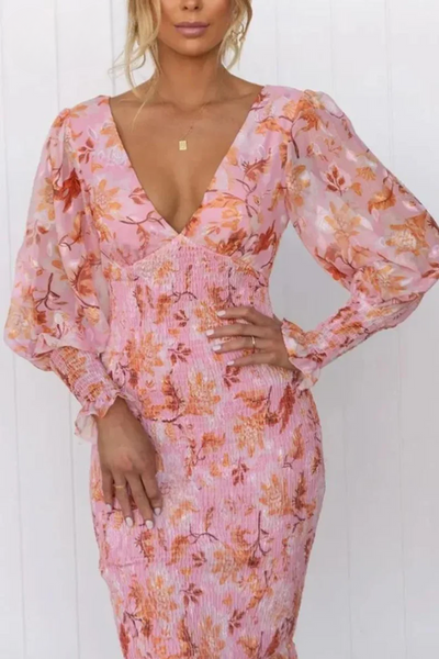FLORENCIA | SUKIENKA MIDI W KWIATY
