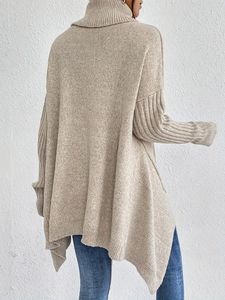 Brygida | Elegancki sweter z golfem