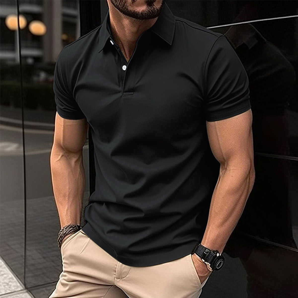 MIKE™ | Klasyczna letnia koszulka polo