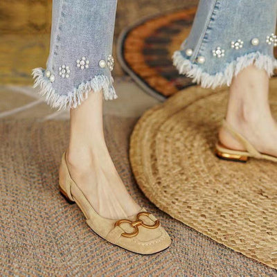 ChicWild | Eleganckie, dzikie, puste półbuty typu slingback