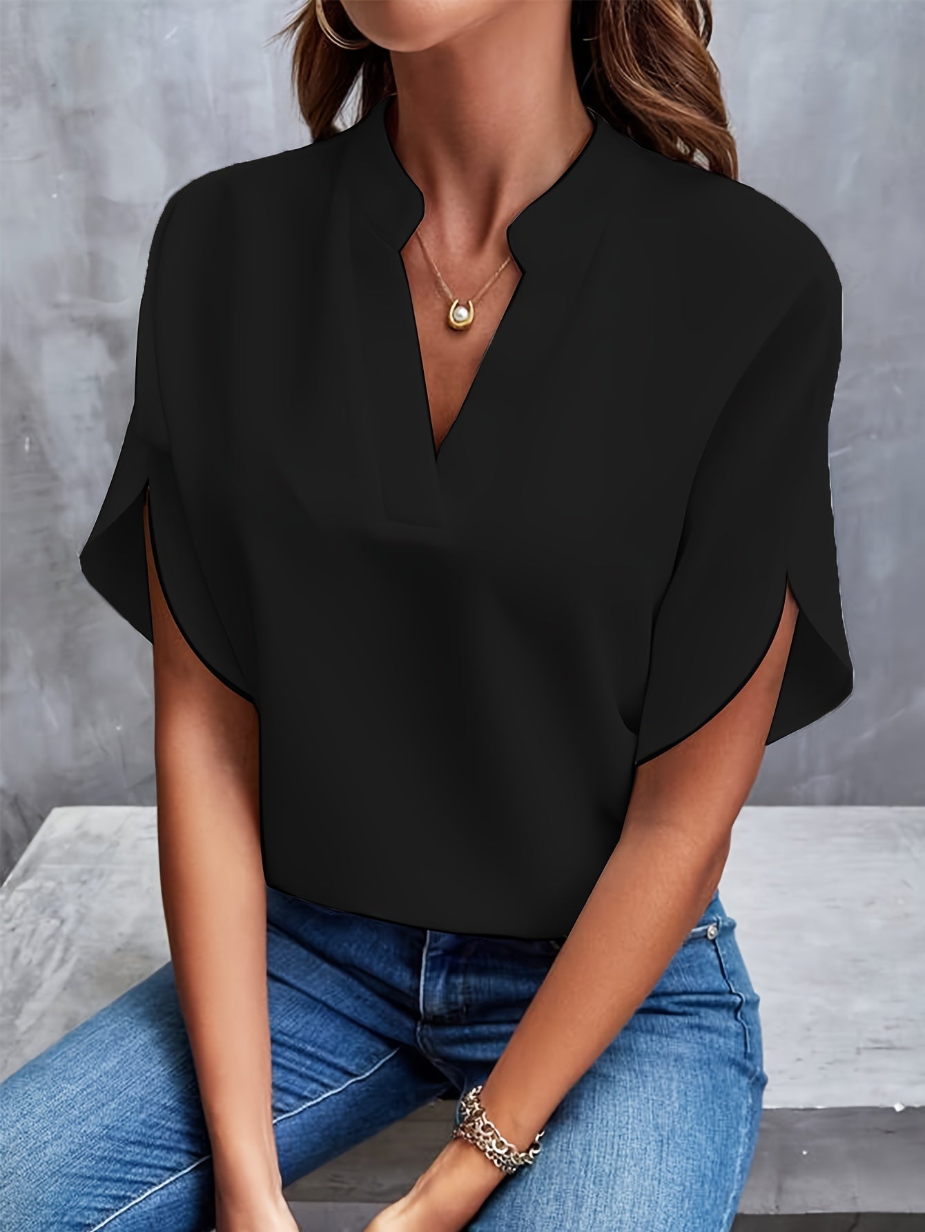 Sabrina - Elegancka lekka bluzka damska