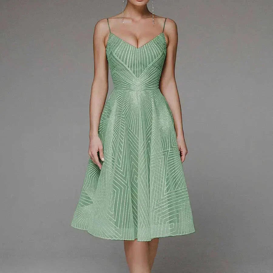 LARA | Elegancka sukienka z odkrytymi plecami 