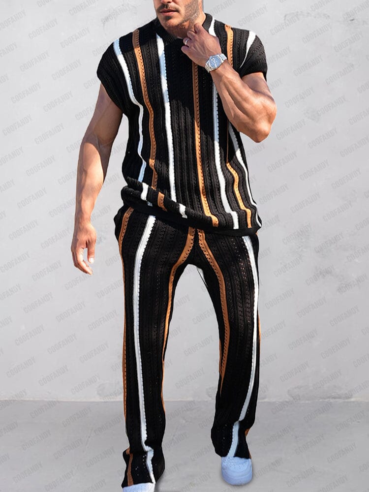 Thomas™ | Modny zestaw w paski