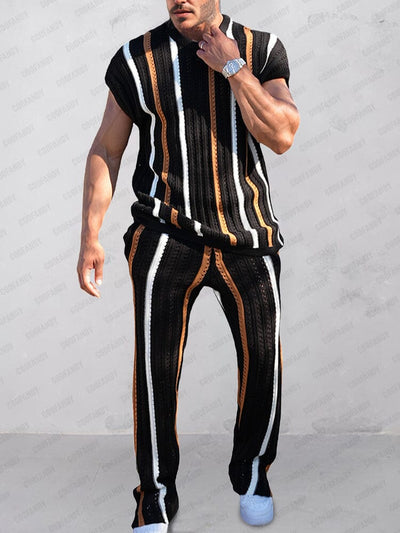 Thomas™ | Modny zestaw w paski