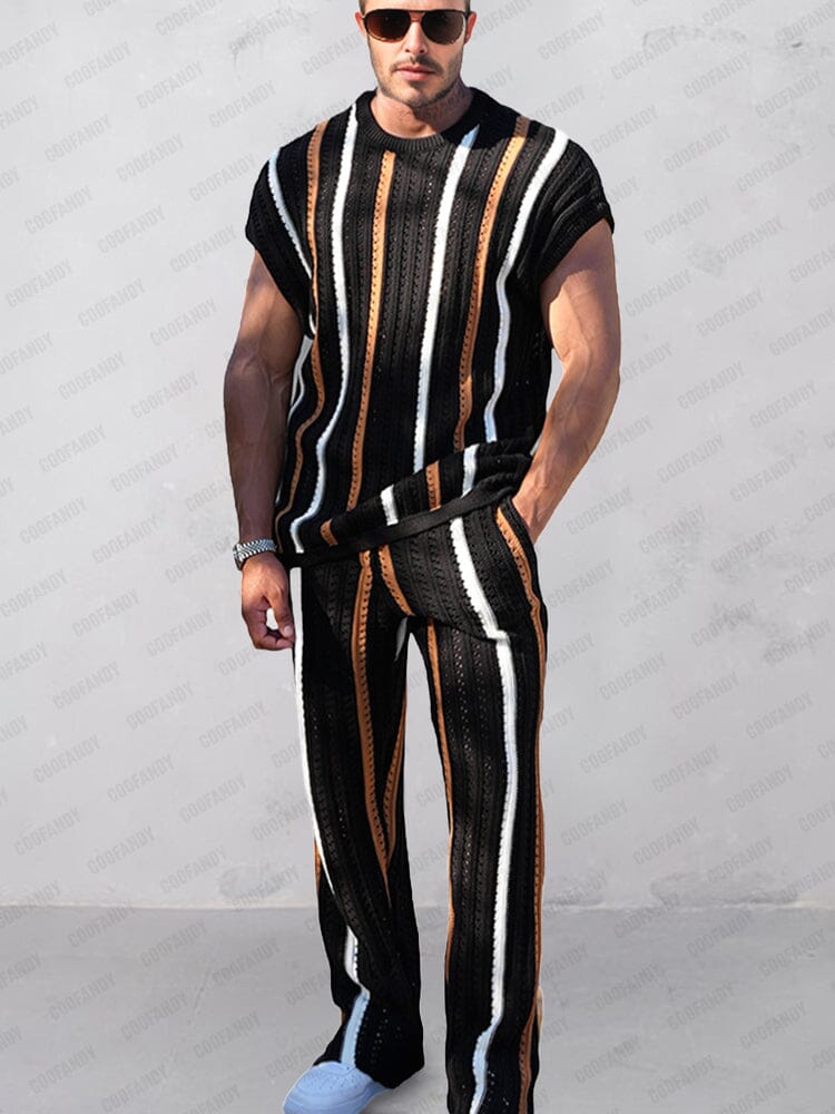 Thomas™ | Modny zestaw w paski