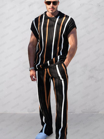 Thomas™ | Modny zestaw w paski