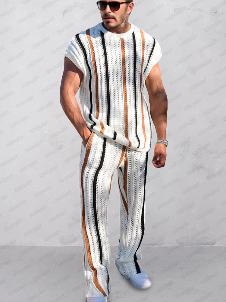 Thomas™ | Modny zestaw w paski