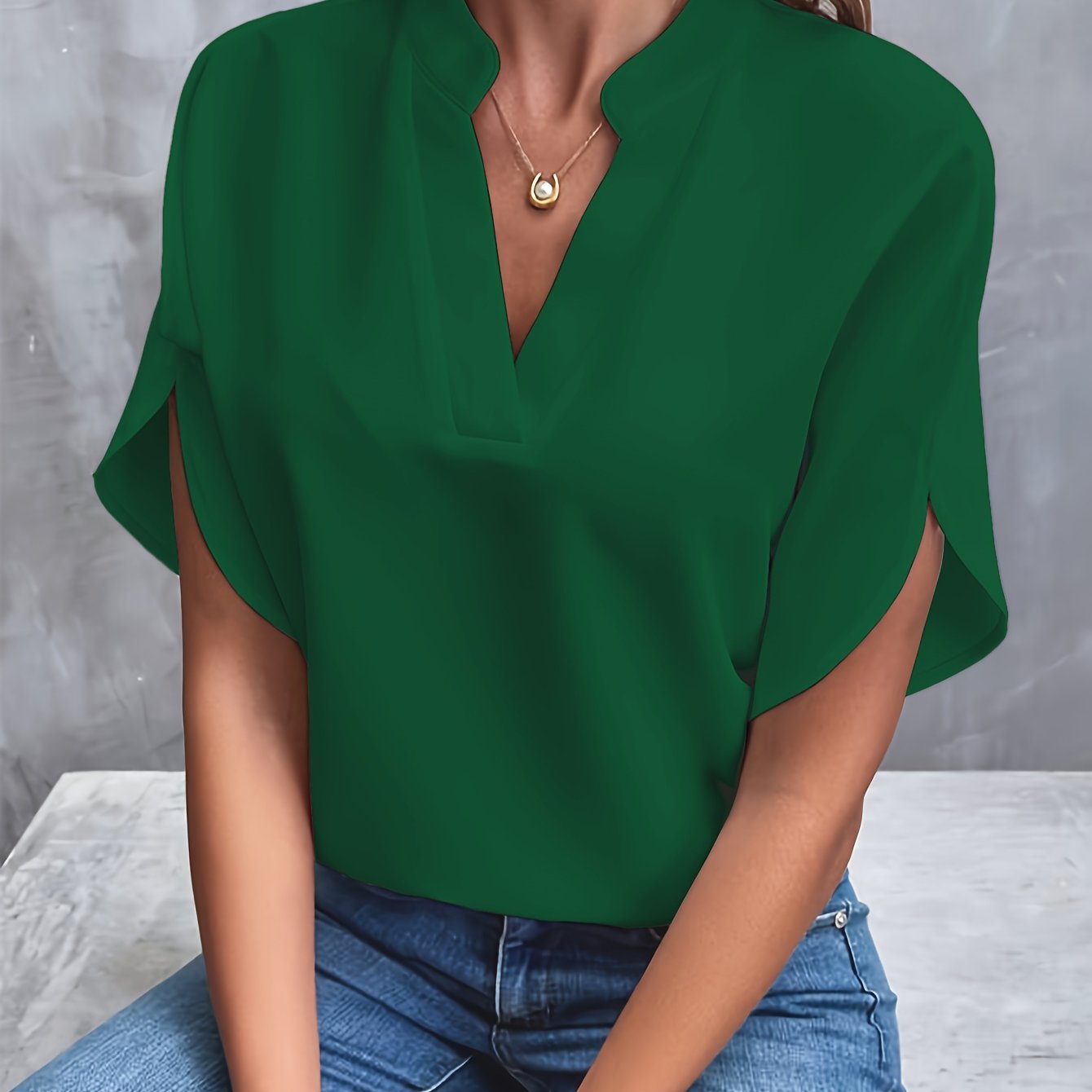 Sabrina - Elegancka lekka bluzka damska