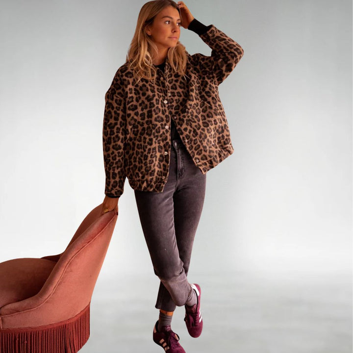 Alice | kurtka w panterkę