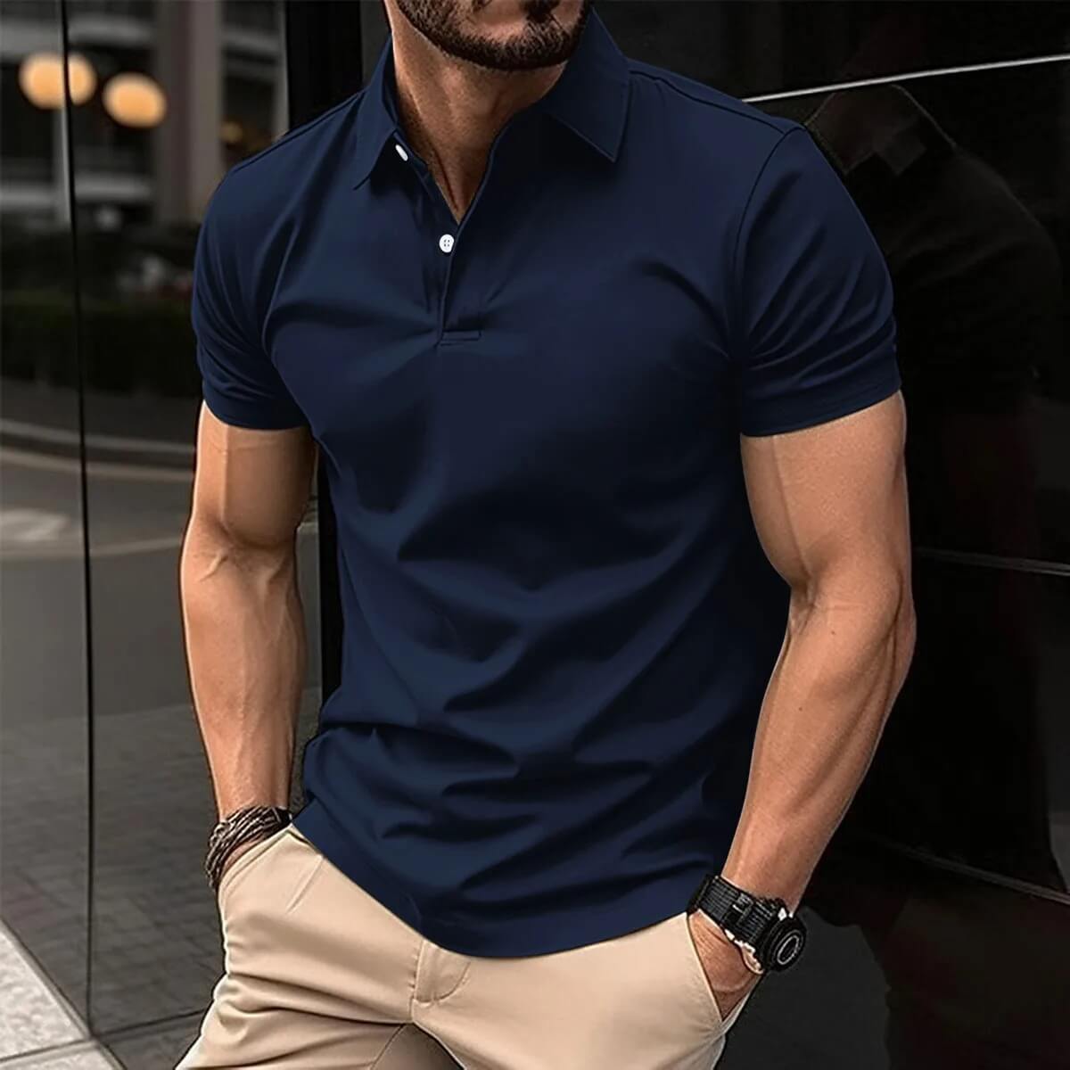 MIKE™ | Klasyczna letnia koszulka polo