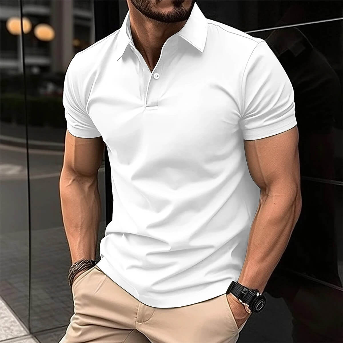 MIKE™ | Klasyczna letnia koszulka polo