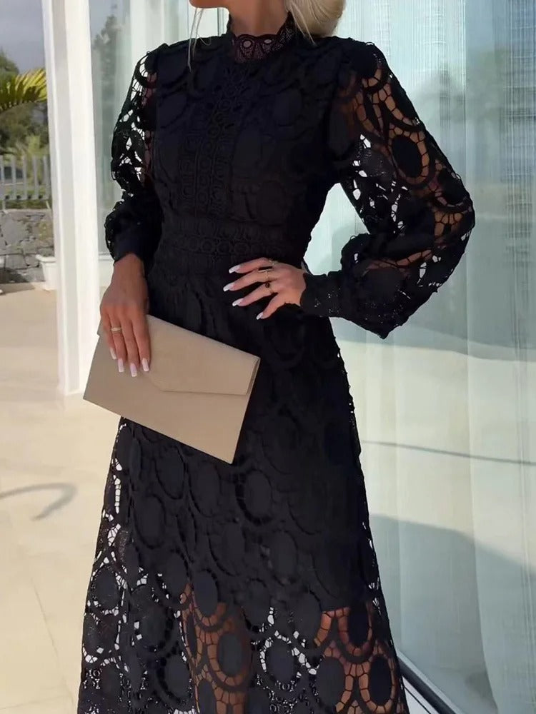 Zoë | Letnia sukienka z eleganckim nadrukiem