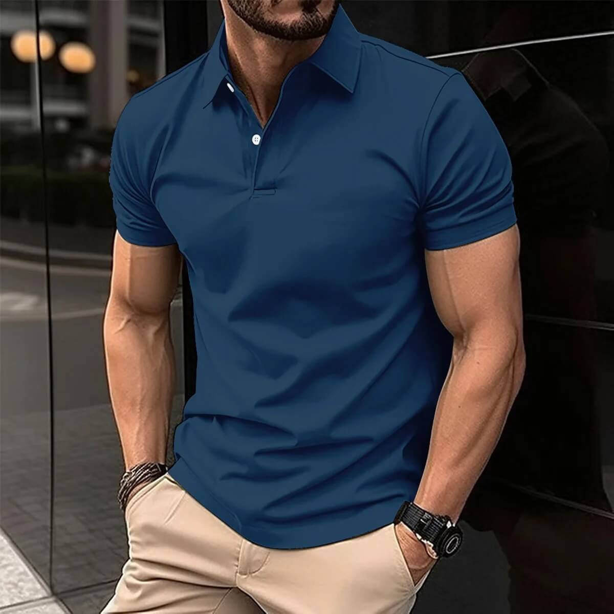 MIKE™ | Klasyczna letnia koszulka polo