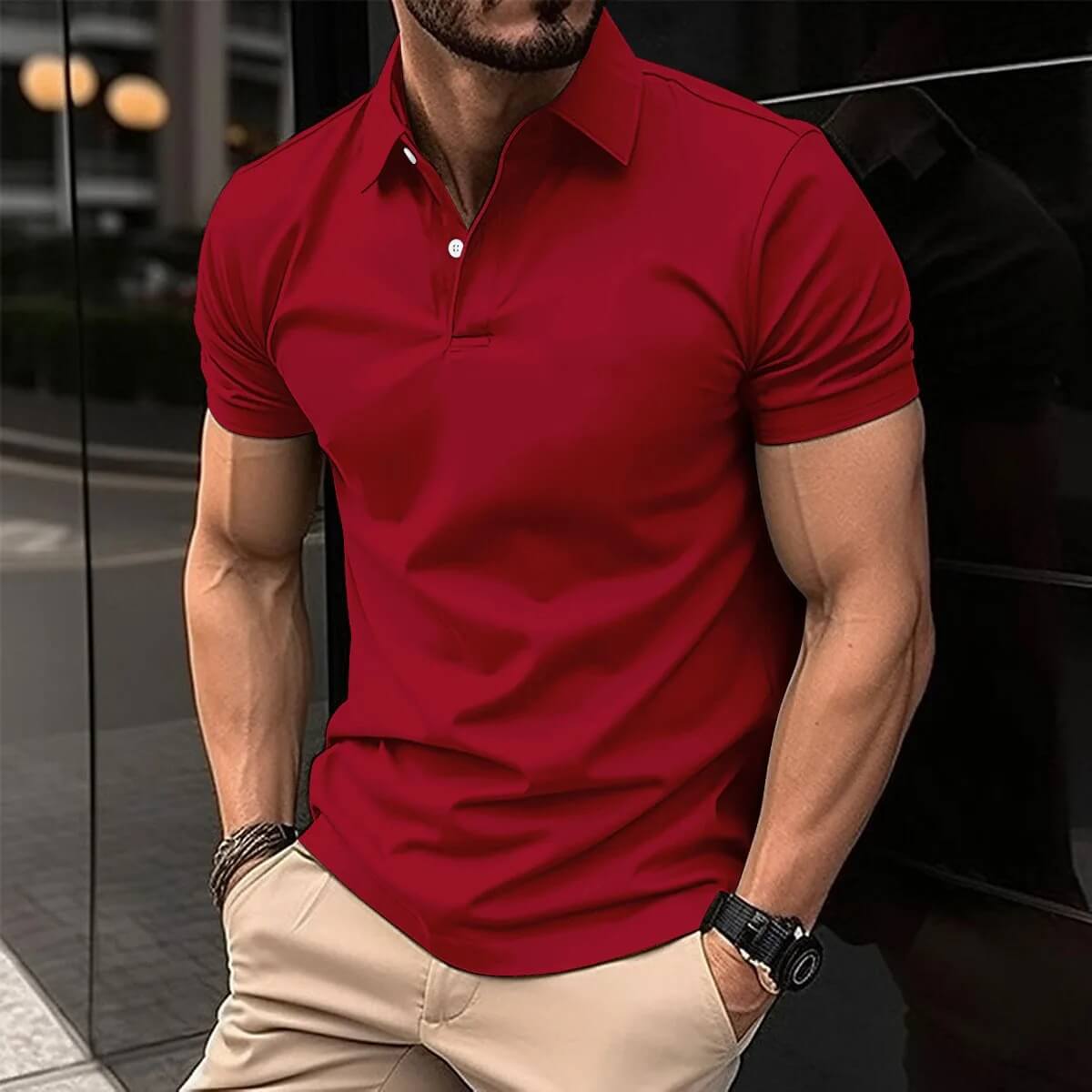 MIKE™ | Klasyczna letnia koszulka polo
