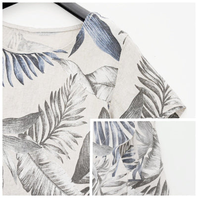 LeafyCharm | Sukienka z botanicznym nadrukiem